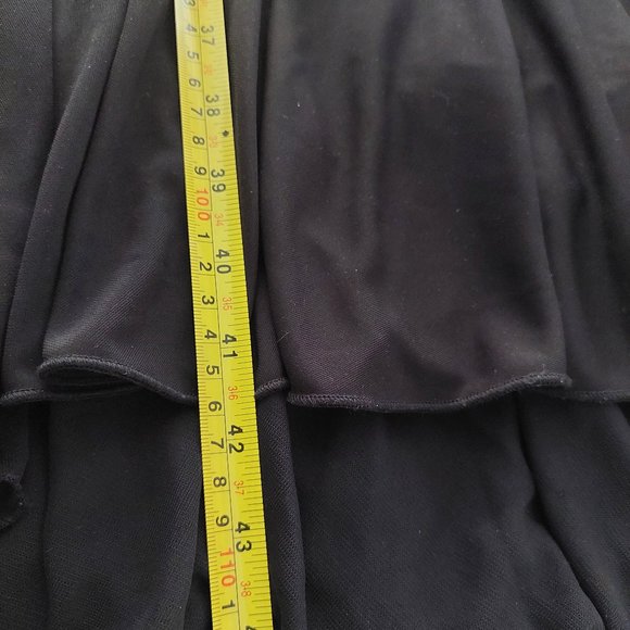 ZOKAI Black Pleated / Ruffled Sleeveless Maxi Dress (Size S) - Picture 10 of 11